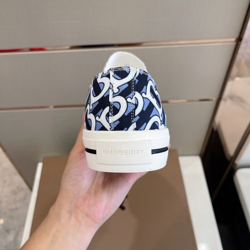 Burberry Men Shoes Fashion Luxury Brand Vintage Cotton Sneaker Casual Shoes for Men with Original Box