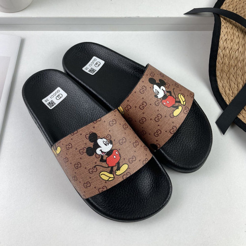 Gucci Mens Shoes Sandals Slides Slippers Luxury Brand Thick Sole Design with Original Box