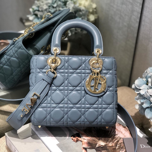 Dior Womens Bags Handbags Luxury Fashion LADY DIOR D-LITE BAG with Original Box