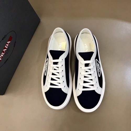 Prada Mens Shoes Sneakers Casual Shoes for Men Luxury Brand Breathable Fashion Sneakers with Original Box