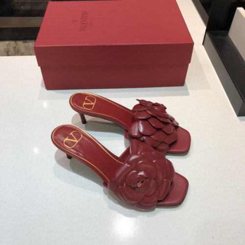 Valentino Womens Shoes VALENTINO GARAVANI ATELIER SHOES 03 ROSE EDITION SLIDE SANDAL 55MM