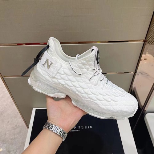 Philipp Plein Men Shoes Sneakers Low Top Sneaker Fashion Design Luxury Brand Trainer Predator TM with Original Box