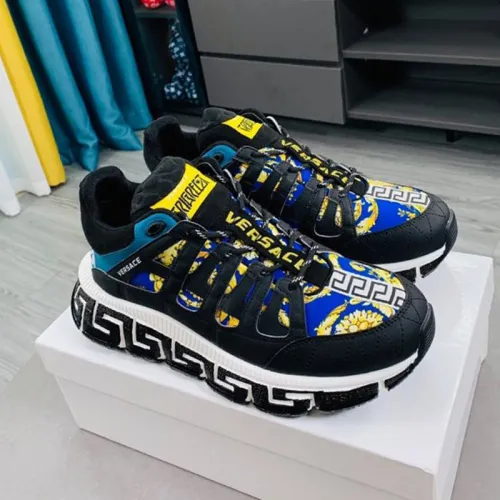 Versace Women Shoes Fashion Design Luxury Brand TRIGRECA SNEAKERS with Original Box