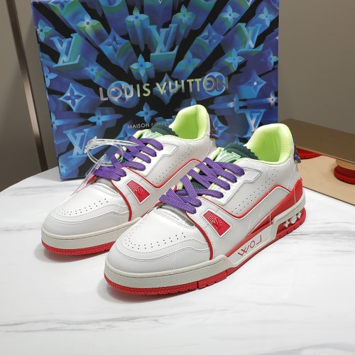 Louis Vuitton Men Shoes Fashion Sneakers Design Luxury Brand LV TRAINER SNEAKER with Original Box 1A9ZI6