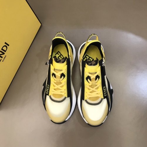 Fendi Mens Shoes Fashion Sneakers Luxury Brand Casual Shoes for Men with Original Box