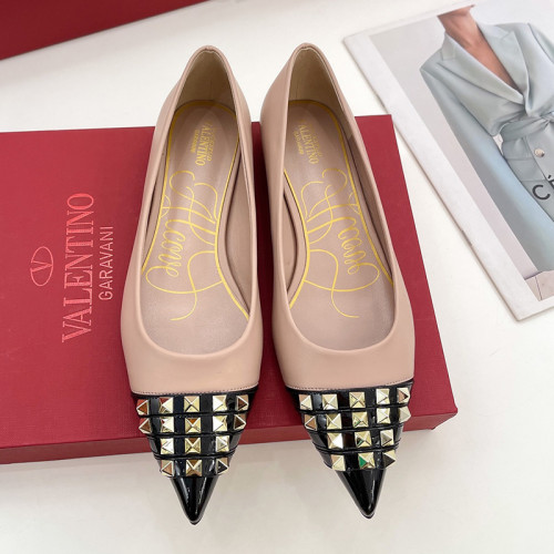 Valentino Womens Shoes ROCKSTUD SLINGBACK PUMP WITH SCULPTED HEEL IN KIDSKIN with Original Box