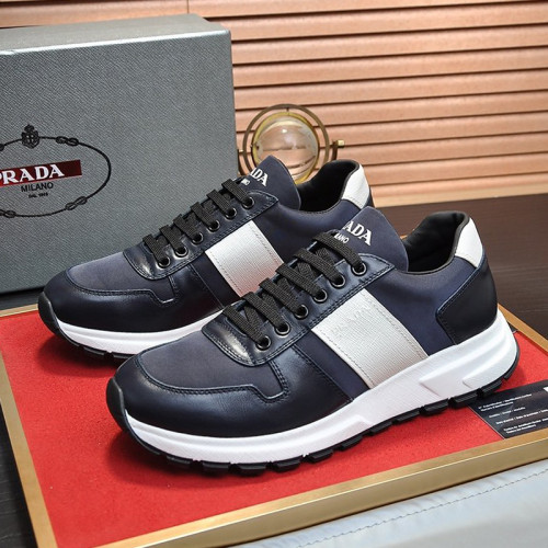 Prada Mens Shoes Sneakers Casual Shoes for Men Luxury Brand Breathable Fashion Sneakers with Original Box