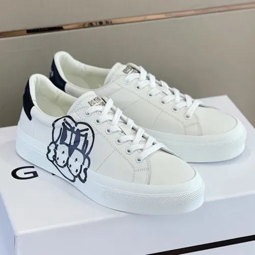 Givenchy Men Shoes Fashion Type Luxury Brand GIVENCHY SNEAKERS IN LEATHER WITH LATEX BAND with Original Box