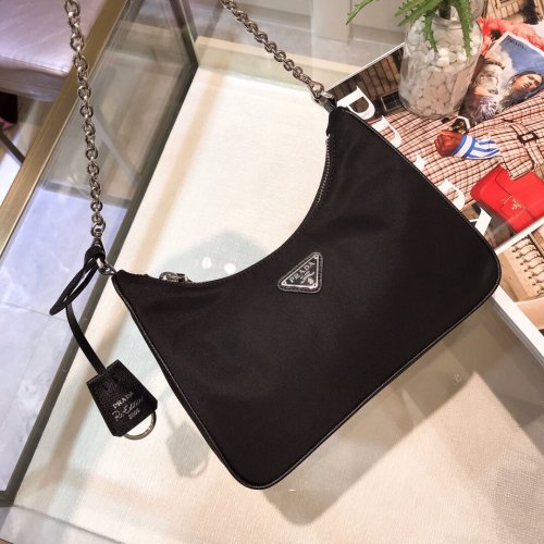 Prada Womens Bags Shoulder Bag Luxury Brand Prada Re-Edition 2005 Nylon Bag with Original Box