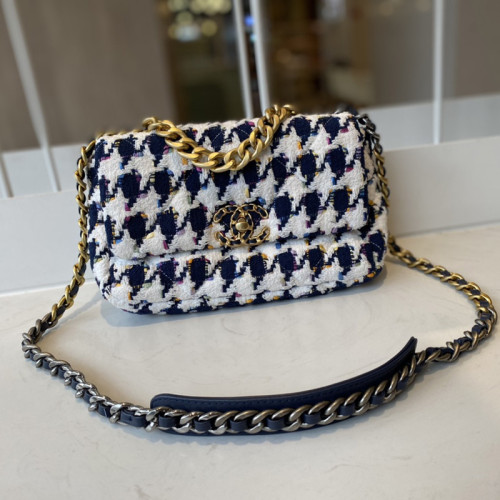 Chanel Womens Bags Luxury Brand Chanel 19 Large Flap Bag Shoulder Bags with Original Box