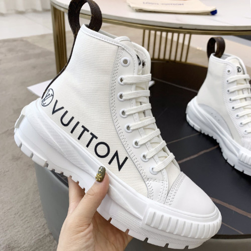 Louis Vuitton Womens Shoes Fashion Boots Luxury Brand LV SQUAD SNEAKER BOOT with Original Box 1A940C