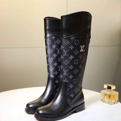 Louis Vuitton Women Shoes Boots Luxury Brand Womens Knee-Length Boots