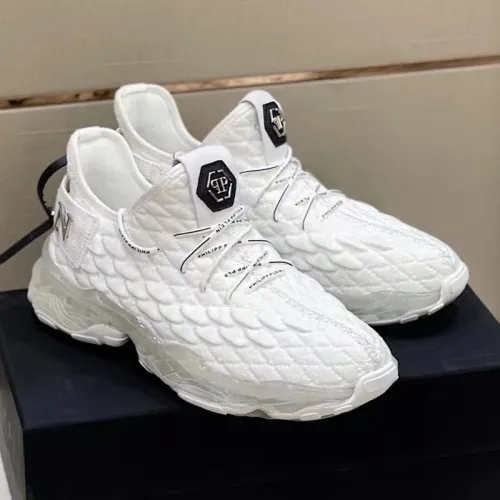 Philipp Plein Men Shoes Sneakers Low Top Sneaker Fashion Design Luxury Brand Trainer Predator TM with Original Box
