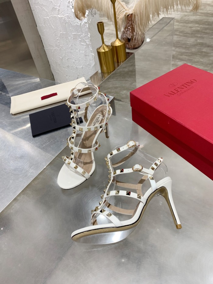 Valentino Women Shoes Mule Flip Flop Sandals ROMAN STUD SLIDE SANDAL IN QUILTED NAPPA with Original Box Luxury Brand