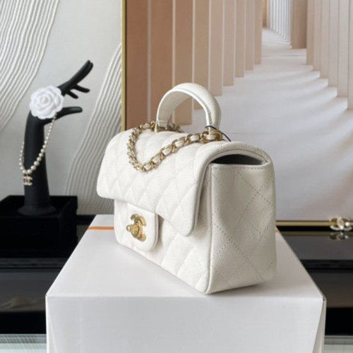 Chanel Womens Bags Crossbody Bag Classic Handbag CF Mini Luxury Brand with Original Box