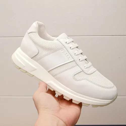 Prada Mens Shoes Sneakers Casual Shoes for Men Luxury Brand Breathable Fashion Sneakers with Original Box