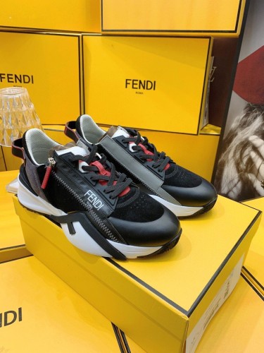 Fendi Mens Shoes Fashion Sneakers Luxury Brand Casual Fendi Flow Low-Top Sneakers Shoes for Men with Original Box