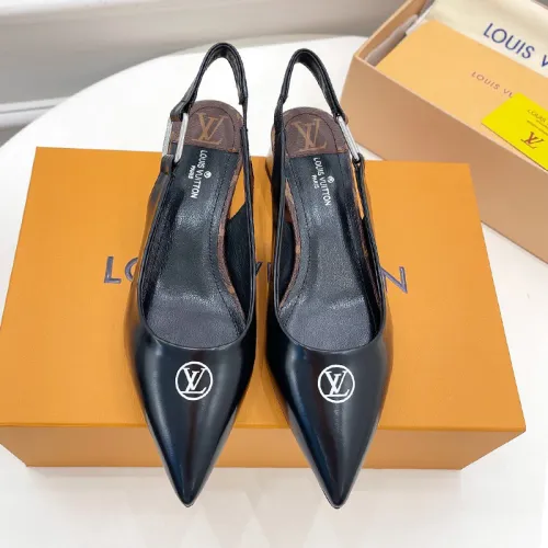 Louis Vuitton Womens Shoes Pumps Sandals Leather Design Luxury Brand Fashion Sandals with Original Box