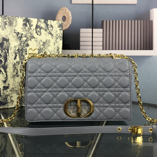 Dior Womens Bags Crossbody Bag LARGE DIOR CARO BAG Supple Cannage Calfskin with Original Box