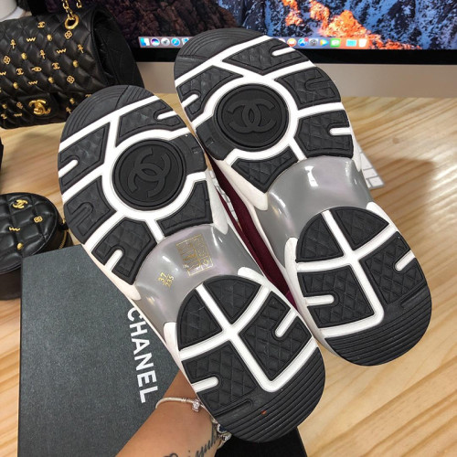 Chanel Mens Shoes Sneakers Luxury Brand Sports Shoes Breathable Design with Original Box