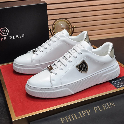 Philipp Plein Men Shoes Sneakers Low Top Sneaker Fashion Design Luxury Brand with Original Box