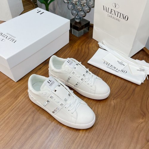 Valentino Men Shoes Fashion Design Luxury Brand OPEN SNEAKER WITH VLTN PRINT with Original Box WY0S0830BLUA01