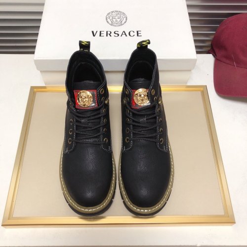 Versace Men Shoes Boots Fashion Design Luxury Brand