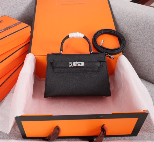 Hermes Womens Bags Handbags Luxury Brand Fashion Hermès Kelly Mini Kelly Second Generation Totes