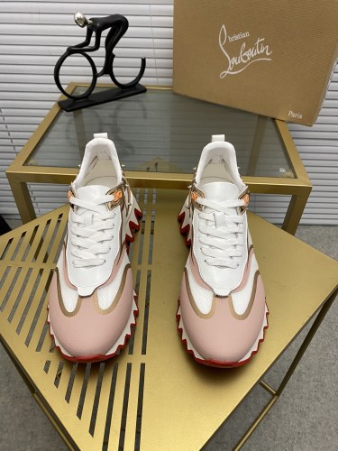Christian Louboutin Mens Shoes Sneakers Luxury Brand Red Bottom Design Sports Footwears