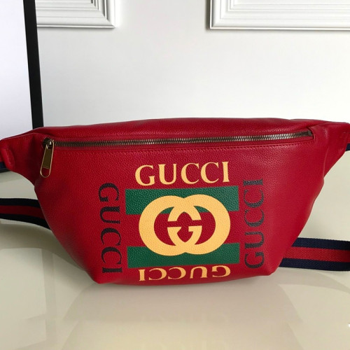 Gucci Mens Womens Bags Leather Design Luxury Brand GG Waist Belts Bags 493869 with Original Box