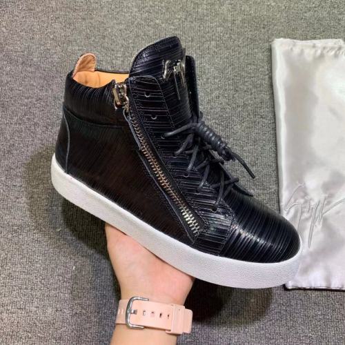 Giuseppe Zanotti Mens Shoes Luxury Brand High Top Sneakers Coby