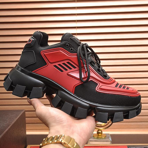 Prada Men Shoes Cloudbust Thunder Technical Fabric Sneakers with Original Box