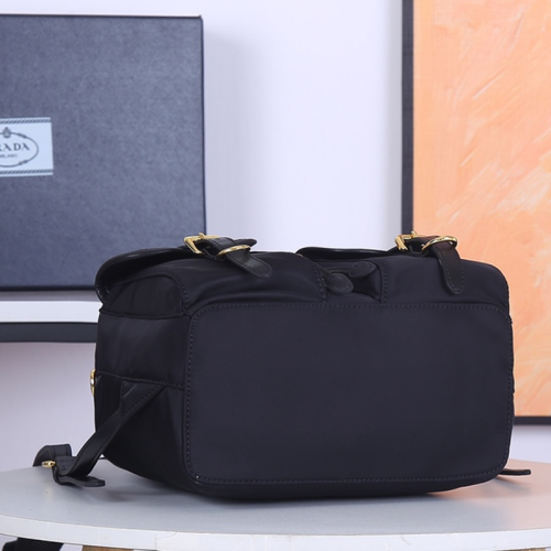 Prada Mens Bags Backpack Nylon and Saffiano Leather Backpack Luxury Brand 2VZ048_973_F0002_V_OOO