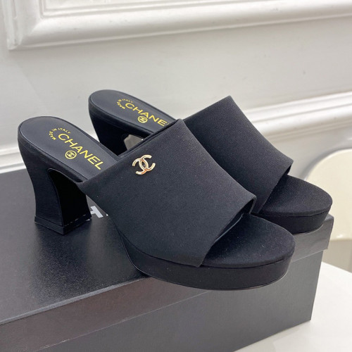 Chanel Womens Shoes Sandals Slippers Luxury Brand Design with Original Box Women Slippers 7cm Heel