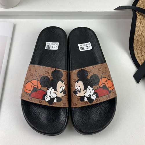Gucci Mens Shoes Sandals Slides Slippers Luxury Brand Thick Sole Design with Original Box