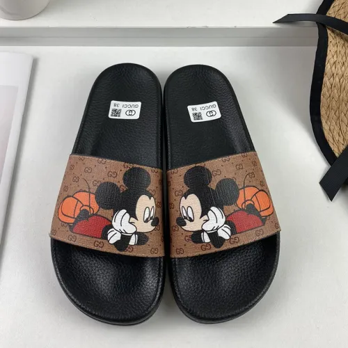 Gucci Mens Shoes Sandals Slides Slippers Luxury Brand Thick Sole Design with Original Box