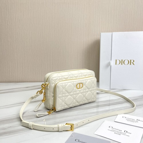 Dior Womens Bags Crossbody Bag DIOR CARO Womens Pouches Cosmetic Bags with Original Box