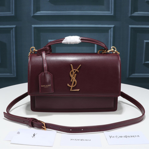 Saint Laurent YSL Womens Bag Designer Luxury Brand Women Shoulder Messenger Bags with Original Box SUNSET MEDIUM IN SMOOTH LEATHER
