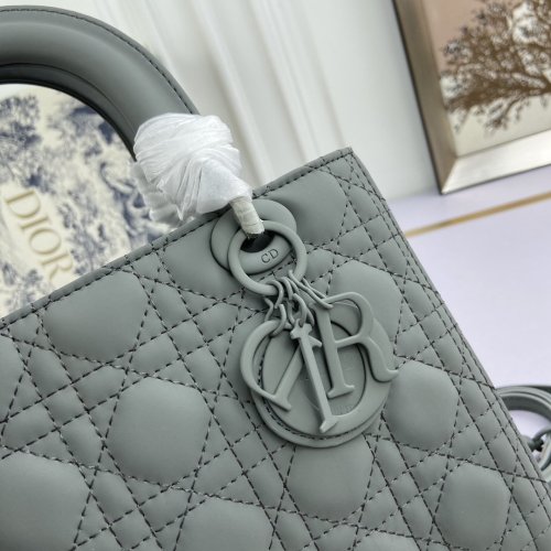 Dior Womens Bag MEDIUM LADY DIOR BAG M0565SLOI_M989
