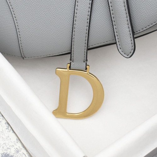 Dior Womens Bag Saddle Bag Luxury Brand Fashion Saddle Bag Cloud Blue Shiny Goatskin M0446CCEH_M81B