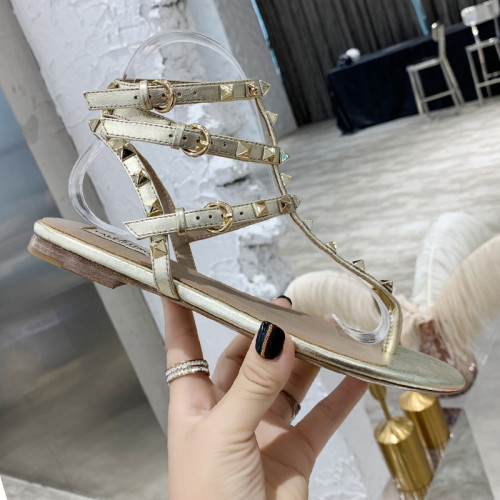 Valentino Women Shoes Mule Flip Flop Sandals ROMAN STUD SLIDE SANDAL IN QUILTED NAPPA with Original Box Luxury Brand