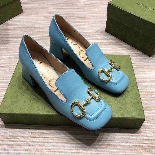Gucci Womens Shoes Women's Mid-heel Pump with Horsebit 5.5cm