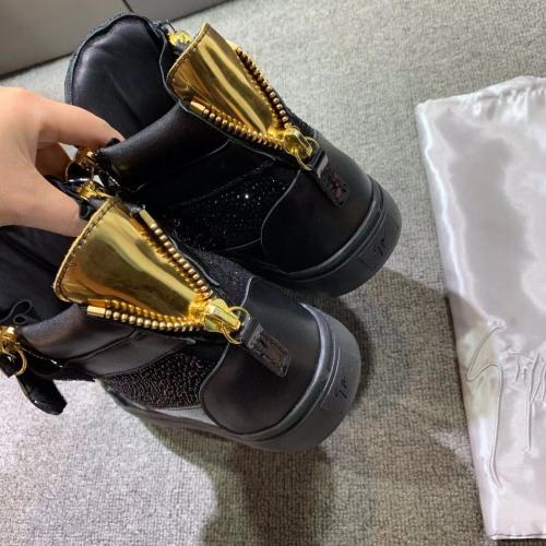 Giuseppe Zanotti Mens Shoes Luxury Brand High Top Sneakers Coby