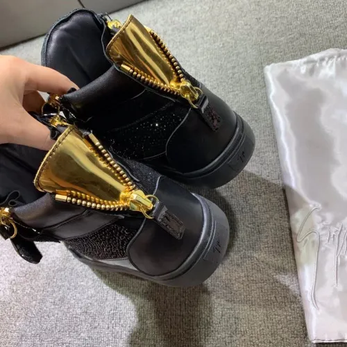 Giuseppe Zanotti Mens Shoes Luxury Brand High Top Sneakers Coby