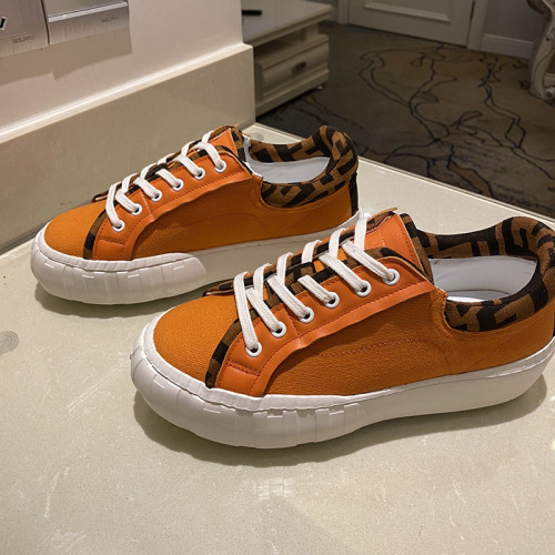 Fendi Womens Shoes FENDI FORCE Canvas and TPU Low-tops