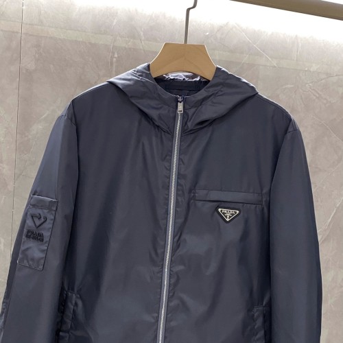 Prada Design Fashion Mens Jackets Thin Design Luxury Brand