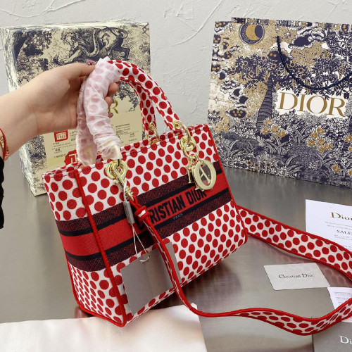 Dior Womens Bags Handbags Luxury Fashion MEDIUM LADY D-LITE BAG with Original Box