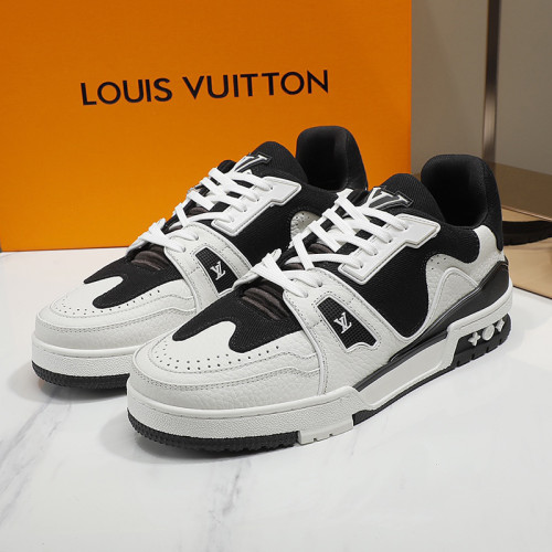 Louis Vuitton Men Shoes Fashion Sneakers Design Luxury Brand LV TRAINER SNEAKER with Original Box 1A9ZC2