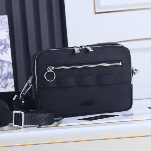Dior Mens Bags Crossbody Bags SAFARI MESSENGER BAG Beige and Black Dior Oblique Jacquard with Original Box 1ESPO206YKY_H10E