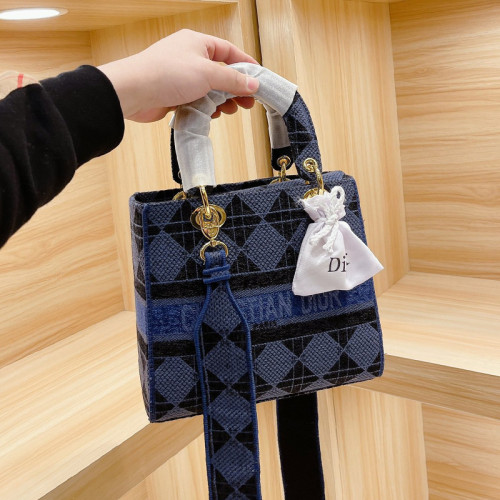 Dior Womens Bags Handbags Luxury Fashion MEDIUM LADY D-LITE BAG with Original Box
